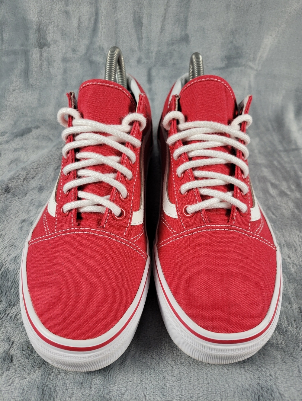 Vans Old Skool Racing Red Skate Shoe Womens Size 9 - Picture 3 of 9
